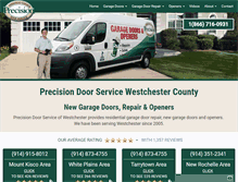 Tablet Screenshot of garagedoorswestchesterny.com